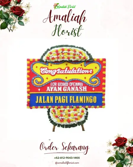 Sewa Papan Bunga Sekarbagus